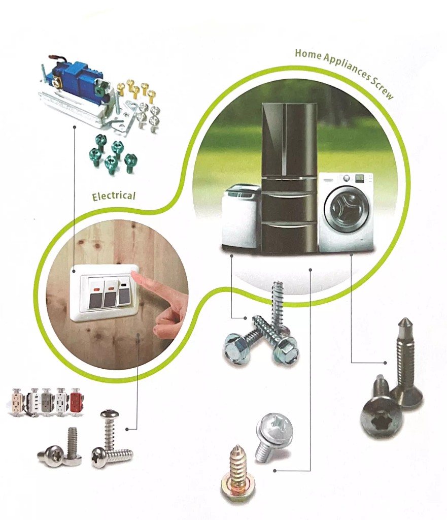 Home appliance and electrical fastener product catalog
