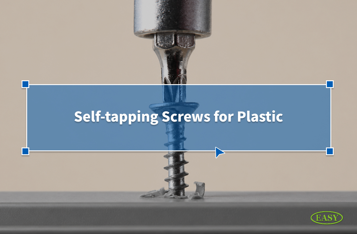 Using self-tapping screws in plastic